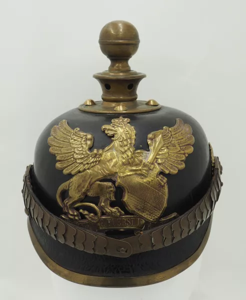 Baden Field Artillery Enlisted Pickelhaube Visuel 1 principal